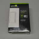 Leviton Decora Smart Switch, Wi-Fi 2nd Gen, Neutral Wire Required, Works with Matter, Alexa, Google Assistant, Apple Home/Siri & Wired or Wirefree 3-Way, D215S-1RW, White