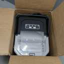 Ice Maker Countertop, Stainless Steel Portable Ice Machine with Carry Handle, Self-Cleaning Ice Makers with Basket and Scoop, 9 Cubes in 6 Mins, 26 lbs per Day, Stainless Steel