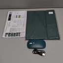 Keyboard Case for iPad 10th / A16 11th Generation 2022/2025-7 Colors Backlit Keyboard Cover and Mouse (Dark Green)