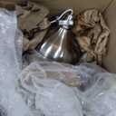 ALAISLYC Brushed Nickel Farmhouse Pendant Lights Matte Pendant Lighting for Kitchen Island Industrial Adjustable Height Vintage Dome Hanging Light Fixtures for Barn, Dining Room 2 Packs