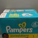 Pampers Swaddlers Diapers, Size 1 (8-14 lbs), 164 Count, Absorbent, Keeps Baby Dry and Comfortable, Skin Safe Disposable Baby Diaper (Packaging May Vary)