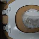 Mayfair NextStep2 Toilet Seat with Built-In Potty Training Seat, Slow-Close, Removable that will Never Loosen, Round, White