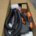Drywall Sander Tool, KUPERIA 8.5 Amp Popcorn Ceiling Removal Tool with 7 Variable Speed 800-1800RPM,Electric Drywall Sander with Extendable Handle,LED Light,6 Basic Sand Paper& 6 Grid Sandpaper,Orange