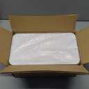 Phyllia Bread Box, Metal Bread Storage Container with Bamboo Lid Usable as Cutting Board, Breadbox Holder for Kitchen Countertop, 13 x 7 x 5.3 inch (White)