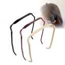 Sunglasses Shape Invisible Hair Hoops-Square Hairband Curly Thick Headband Square Invisible Hairband for Women & Men (Mixed color(3*pc), large)