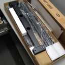 Rfiver Mobile TV Cart Rolling TV Stand for 32-83 Inch Screens up to 110lbs, Portable TV Stand on Wheels with Height Adjustable Shelf, Outdoor TV Stands Mount for Home Office MAX VESA 600x400mm, Black