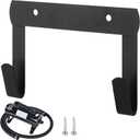 Dryer Wall Mount Bracket/Heavy Duty Pet Hair Dryer Holder Compatible with K9 Dryers and Dog Grooming Station-DogGrooming Supplies/Accessories (Black)