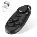 Wireless Gamepad Remote Controller - Selfie Camera Shutter, Mouse, 3D VR Glasses Remote Control Compatible With IOS Android PC TV Box (Black)