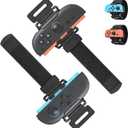 [for Switch 2/1] Wrist Bands for Nintendo Switch 2 Just-Dance 2026 2025 2024 & Zumba Burn It Up for Switch 2/Switch 1,Adjustable Elastic Straps Accessories for Joy con 2,for Adults & Kids (Black)