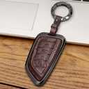 Key Fob Cover for BMW, Keychain,Mech-Relief,Metal Leather Compatible with BMW X1 2 3 4 5 6 7 8 Series M3