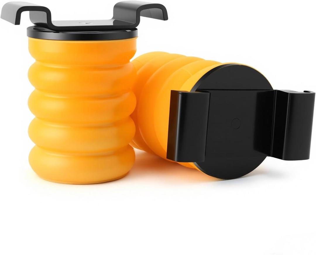 SSR-610-54 Rear Air Supsension Helper Spring Kit Fits for Nissam Frontier Titan/for Toyota Tacoma Tundra Hilux Vigo/for Mitsubishi Triton Set of 2 (Yellow, Left and Right)