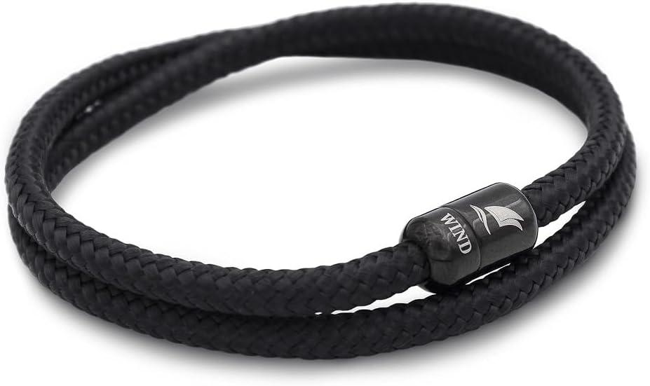 Wind Passion - Men’s Bracelet, Durable Rope Wristband for Men, Versatile Pulseras Para Hombres - Waterproof, Magnetic Clasp, Ideal for Outdoor & Fashion