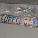 Vintage Coffee Bar Wall Decor Street Signs Bar Metal Tin Signs 16 x 4 Inches