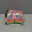 Hoolerry 4 Pcs Hard Clear Zipper Case Makeup Bags Plastic Zipper Pouch Transparent Storage Box Containers for Cosmetics, Snacks, Building Blocks, Puzzles (Clear, 5 x 3 x 2 in)