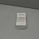 5 x Cat Eye Nails Short Squoval, Shimmery White, Small Size Press on False Nails, 24 Reusable Fake Nails With Stick on Adhesive Tabs