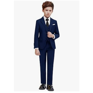 Boys Suit Set Blue 4 Pisces