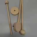 PandaEar Baby Crib Mobile Arm, Beech Wooden Mobile Holder with Anti-Slip Attachment, Baby Mobile Hanger for Crib Nursery Dcor Accessories