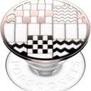 PopSockets Adhesive Phone Grip, Holder, Phone Stand, Enamel - Gilded Patchwork (Blue)