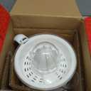 Dash Citrus Juicer Extractor: Compact Juicer for Healthy Juice, Oranges, Lemons, Limes, Grapefruit & other Citrus Fruit with Easy Pour Spout + 20 oz Pitcher - White