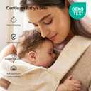 Momcozy Newborn Carrier WeeSnug- Lightweight and Cozy Comfort for 7-25 lbs, Ergonomic Cross-Back Support, Jacquard Weave, Hands-Free Baby Carrier with Lumbar Support, Geometry
