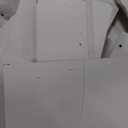 LIVELYGLOW Makeup Vanity Desk Set, White, 35.4W x 15.7" D x 53.9" H (Large Smart LED Mirror, with Cushion Stool, Hairdryer Rack, Power-Outlet, 4 Drawers)