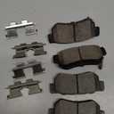 Front & Rear Ceramic Brake Pads Set Compatible with: Nissan Altima 2002-2013, for Sentra 2007-2017 (4-Wheel Disc Brakes), for 350Z 2003-2005 (Models with Single Piston Caliper), for Juke 2011-2017;
