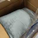 Memory Foam Camping Mattress, Extra Thick 4 Inch Dual Layer Sleeping Pad, Lapis Blue, Twin XL: 80*38*4"