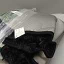 Ophanie Round Rug 4Ft Charcoal Black Circle Area Rug, Room Decor for Men, Fluffy Fuzzy Bedroom Carpet, Plush Soft Shaggy Living Room Rugs for Kids Home Decor Aesthetic, Nursery