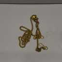 BEAULEGAN Thin Purse Chain Strap Adjustable - Replacement for Small Shoulder Crossbody Bag, 51 Inches Long (Brass)