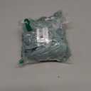 ZIGJOY Shark-Fin Transition Swaddle for Newborn - 0.5 Tog Rayon Made from Bamboo Sleep Sack Baby Swaddle Blanket with 2-Way Zipper, Hemp Grey (6-12 Months, Mint Green)