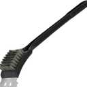 BBQ Cleaner Grill Brush Scraper Grill Cleaner BBQ Cleaning BBQ Wire Brush Barbecue Brush for Grill Cleaning Brush BBQ Brush Pizza Oven Cleaning Brush - Black