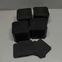 Bed Risers Furniture Risers Heavy-Duty Rectangular Adjustable Block Lift to 3 inches and 4.3 inches Desk, Sofa, Chair Legs, Refrigerator, Washing Machine Support up to 4000 pounds (two layers 3inches, Black-square)