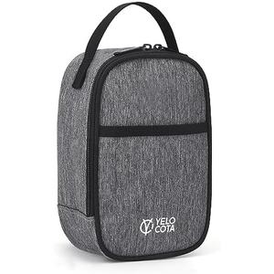 Yelocota Small Insulated Lunch Bag- Snack Bag- Mini Cooler Bag with Handle Buckle for Travel,Work,School(Storage Space below 20oz)- Also Suitable for Pairing with Food Jar