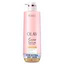 Olay Super Serum Body Wash for Extra Dry Skin, 24hr Long Lasting Hydration, 5+ Ingredient Complex for Bright Even Firm Luminous Skin, with Vitamin E, and Shea Butter 18.5 Fl Oz