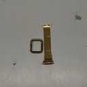 Waterproof Stainless Steel Milanese Band with Case Compatible for Apple Watch 38mm 40mm 41mm 42mm 44mm 45mm 46mm 49mm Women/Men,Magnetic Strap for iWatch Series 11 10 9 8 7 6 5 4 3 2 1 SE SE3 Ultra2/3 (Gold)