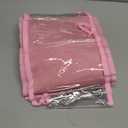 RZMAYIS Legging Storage Bag Storage Hanger Can Holds 24 Leggings or Shirts Jeans Compartment Storage Hanger, Foldable Leggings Organizer Clothes Portable Closets Roll Holder (Pink)