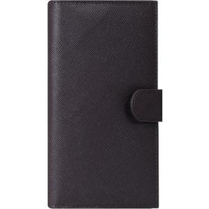 Oak Leathers Checkbook Cover Slim Minimalist For Men with RFID Blocking Credit Card Holder Wallet (Root Beer)