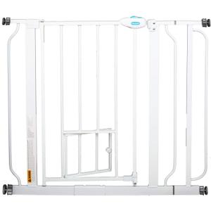 Carlson Pet Products Extra Wide Walk-Through Gate W/Door (014241), 
38.5"W x 34"H