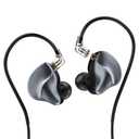 MAXAUX in Ear Monitors Earphones Wired IEM Headphones Without Microphone,1DD+1BA HiFi Bass,4N OFC Detachable Cable,Noise Isolating Earbuds for Musicians,Singers,Studio,Gaming,Stage Monitors,DJ,PC,PS5