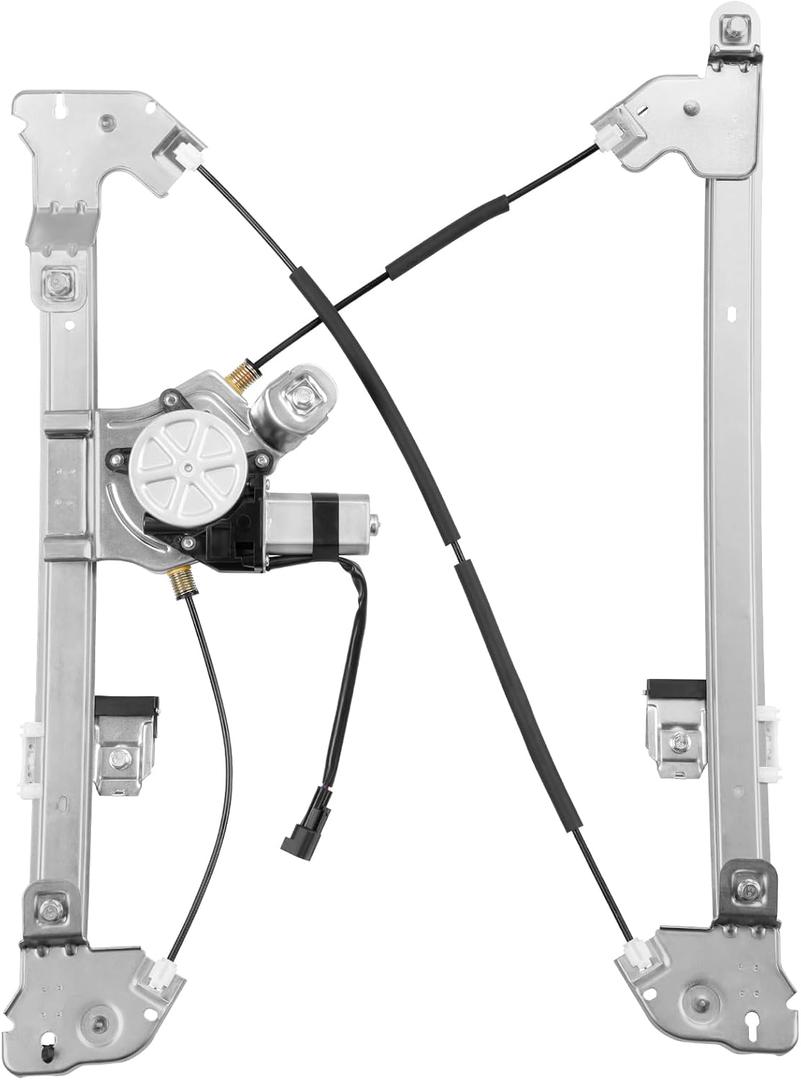 Obaee 741-429 Front Right Passenger Side Power Window Regulator and Motor Assembly Compatible with Ford F-150 2004-2008, Lincoln Mark LT Base 2006-2008, Standard Cab or Crew Cap
