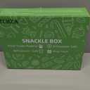 Snackle Box Container, Dishwasher Safety - Divided Serving Tray with Lid and Handle, Charcuterie Board for Portable Snack Platters - Clear Organizer for Fruits Snacks,Perfect for Road Travel