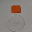 9.6" Microwave Plate Replacement Microwave Glass Turntable Plate for LG, GE, Magic Chef, Hotpoint, Panasonic, Kenmore etc. - 9.6" / 24.5cm Microwaves Tray Replacement Glass Plates with Cleaning Cloth