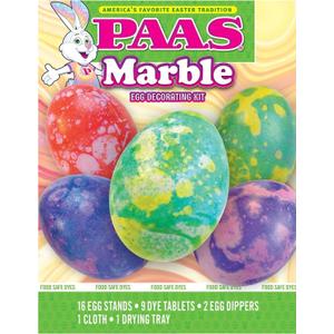 3 x PAAS Marble Easter Egg Decorating Kit - America's Favorite Easter Tradition