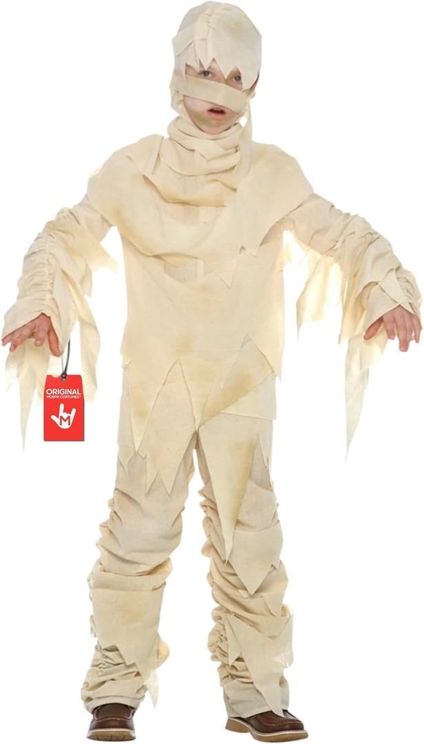 Morph Mummy Costume For Kids, Kids Mummy Costume, Boys Halloween Costumes, Girls Halloween Costumes (4-6 Years)