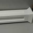 Mayne Dover Single Arm Mail Post - White - 25.5in x 8in x 56.5in - Standard Post, Arm & Hardware Kit Included (5810-W)