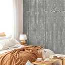 Neutral Peel and Stick Wallpaper Boho Removable Abstract Modern Contact Paper for Classroom Self Adhesive Wall Paper Peel and Stick Modern Bedroom Cabinet(Dark Brown,9.8 ft X 15.75 in)