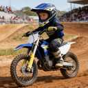 SanQing Youth/Kids Off-Road,Dirt Bike Helmets-DOT Approved (CX-Blue, L)