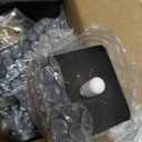 TURSTIN Set of 8 Furniture Legs 3 Inch Square Solid Wood Couch Legs Replacement Sofa Legs Mid Century Furniture Feet for Armchair Bed Dresser Cabinet Include Installation Hardware, Black