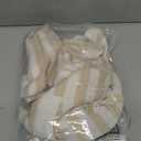 Saodimallsu Womens Striped Cardigan Sweaters Cropped Fall Button Open Front Long Sleeve Knit Sweater Coat with Pockets XXL