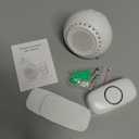 Wireless Doorbell, PHYSEN Classroom Doorbell Door Bells Ringer Chimes Wireless, 1000ft Range, 48 Ringtones, 4 Volume Levels, Colorful LED Flash, Waterproof Door Bell Kits for Home Classroom Kids Room (1 Button+1 Receiver, A-White (1 Button+1 Receiver)